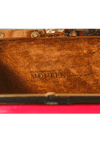 METALLIC SKULL BOX CLUTCH