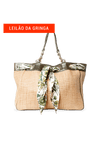 RAFFIA POSITANO SCARF TOTE