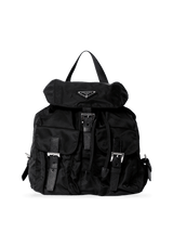 MINI LEATHER TRIMMED BACKPACK