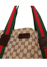 GG CANVAS LARGE TOTE