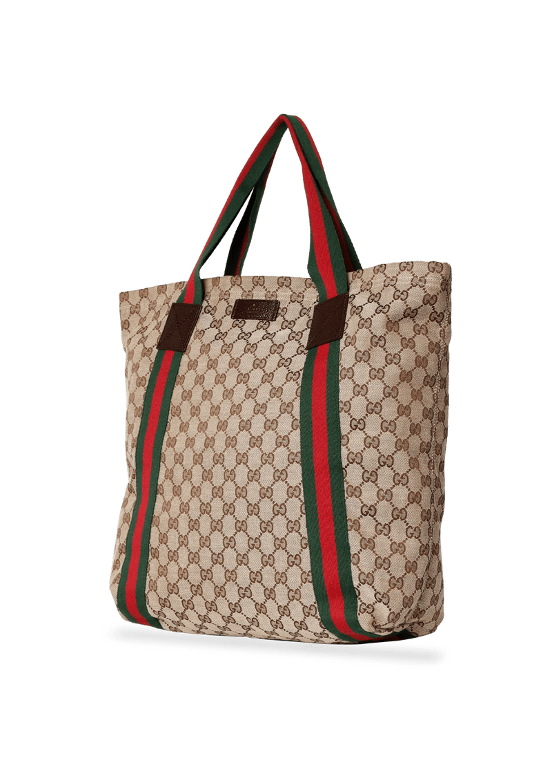 GG CANVAS LARGE TOTE