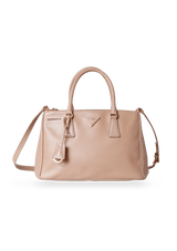 SAFFIANO LUX  DOUBLE ZIP GALLERIA SATCHEL