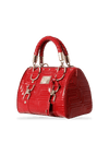 LOGO PATENT LEATHER BAG