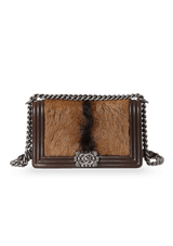 PONY HAIR SMALL BOY BAG