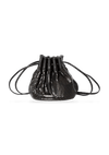 MINI LEATHER DRAWSTRING BAG