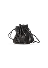 MINI LEATHER DRAWSTRING BAG