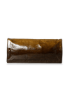 LEATHER FLAP CLUTCH
