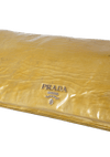 LEATHER FLAP CLUTCH