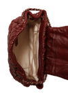 BUBBLE QUIT ACCORDION FLAP BAG