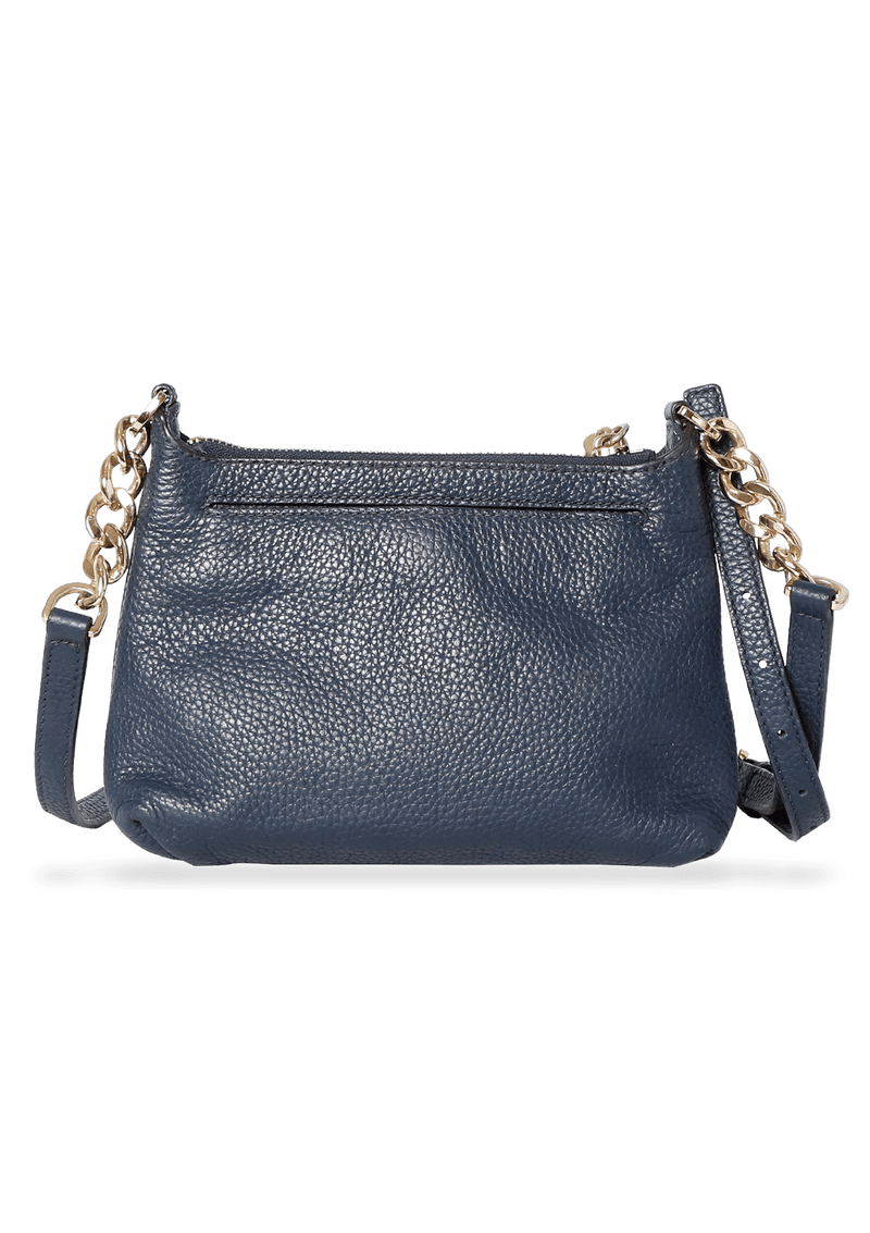 TEXTURED LEATHER CROSSBODY BAG