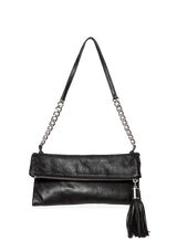 FOLD OVER LEATHER BAG