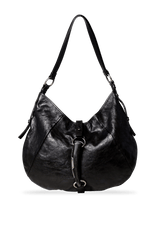 GRAINED LEATHER SATCHEL