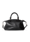 GRAINED LEATHER SATCHEL