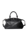 GRAINED LEATHER SATCHEL