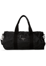SAFFIANO LUX TRIMMED TESSUTO BOSTON BAG