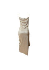 METALLIC MIDI DRESS 38