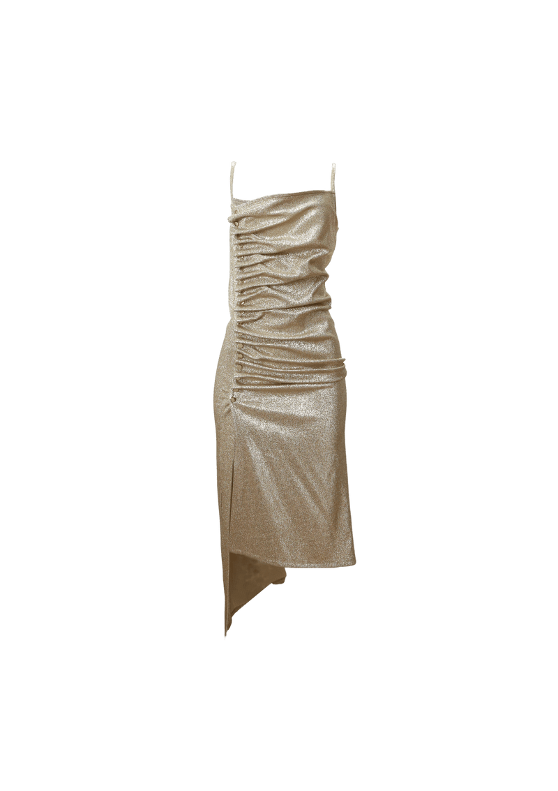 METALLIC MIDI DRESS 38