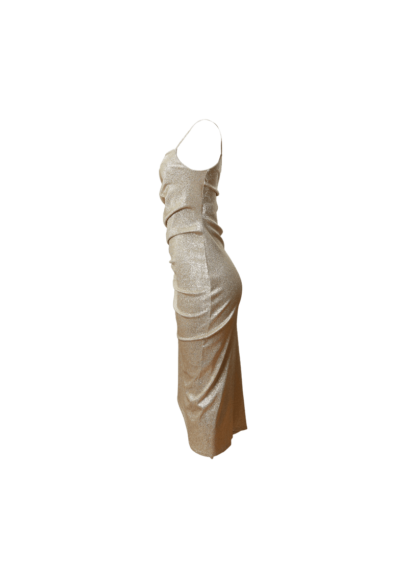 METALLIC MIDI DRESS 38