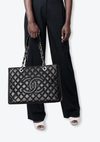 GRAND SHOPPING TOTE CAVIAR