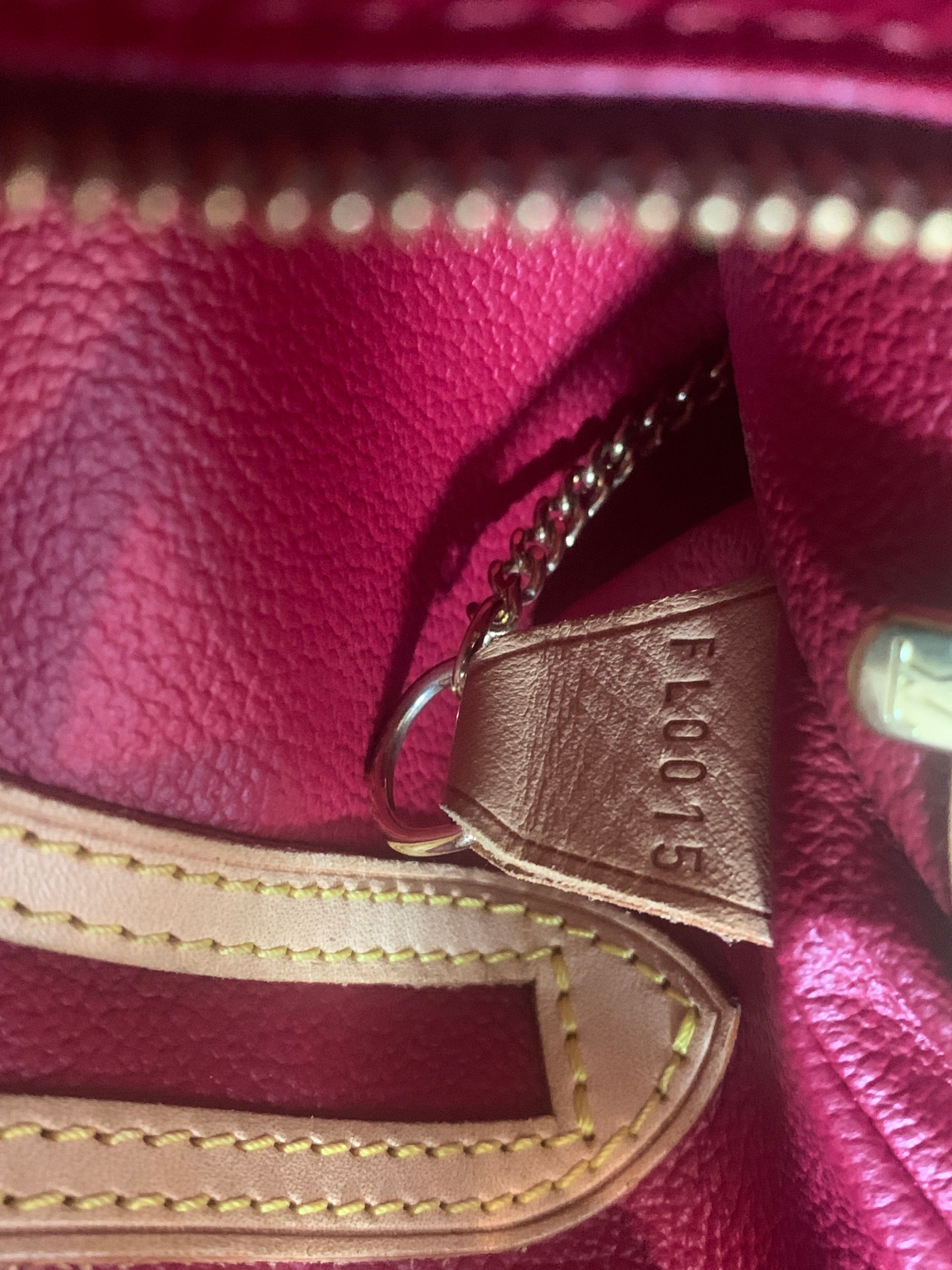 Bolsa Louis Vuitton Monogram Cerises Bucket Bag Marrom Original