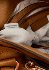 BELTED LEATHER SATCHEL BAG