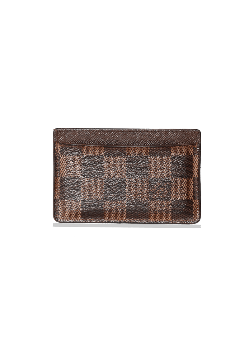 DAMIER ÉBÈNE CARD HOLDER