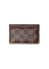 DAMIER ÉBÈNE CARD HOLDER