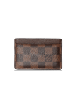 DAMIER ÉBÈNE CARD HOLDER