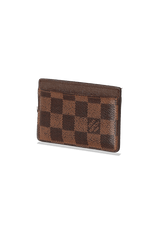 DAMIER ÉBÈNE CARD HOLDER