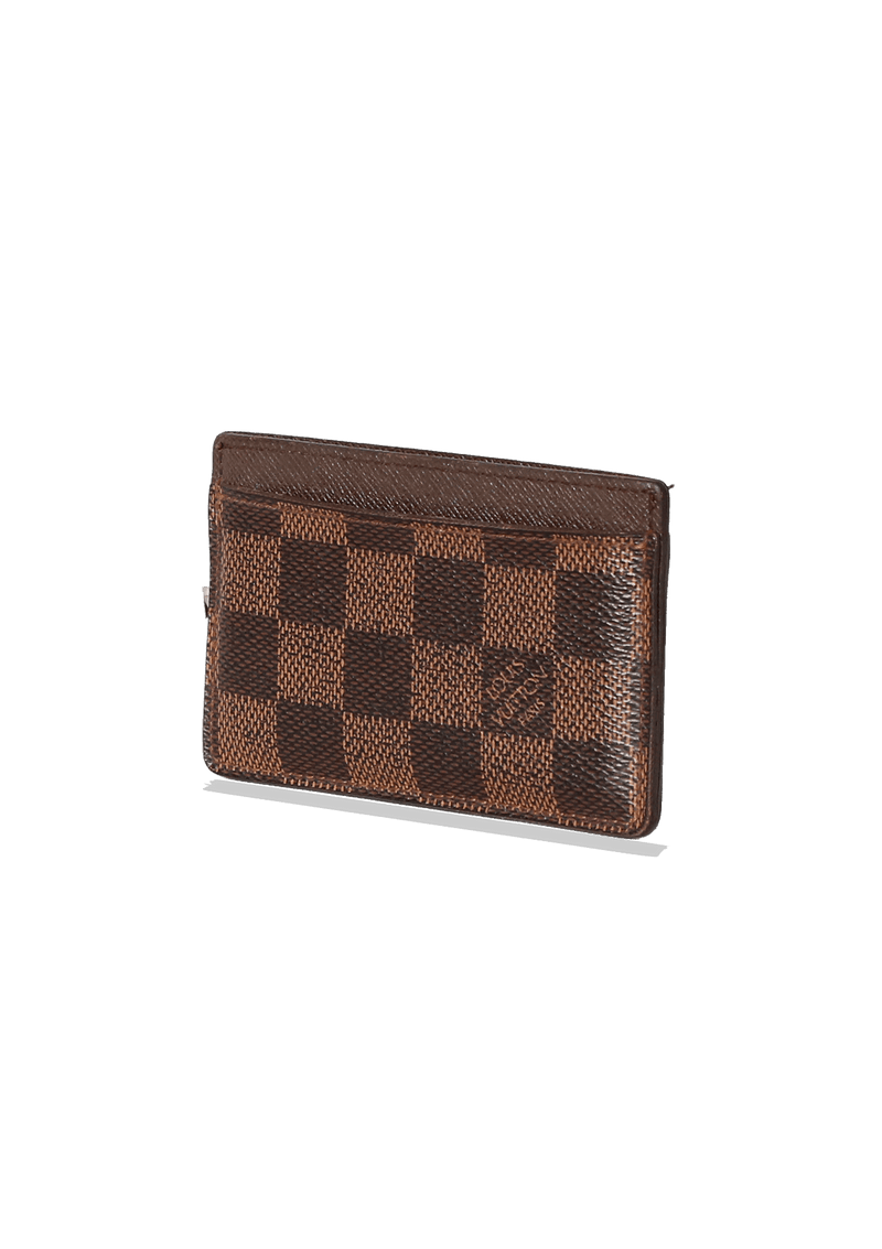 DAMIER ÉBÈNE CARD HOLDER