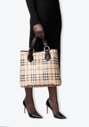 HAYMARKET CHECK TOTE