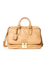 OSTRICH SATCHEL