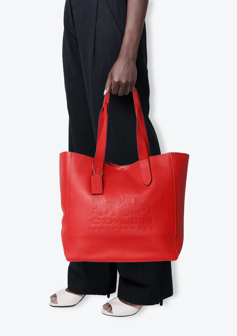 Coach grove logo on sale tote