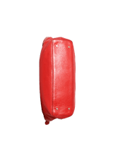 RED LEATHER BOMBE