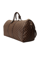 DAMIER ÉBÈNE KEEPALL BANDOULIÈRE 55