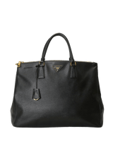 SAFFIANO LUX DOUBLE ZIP GALLERIA