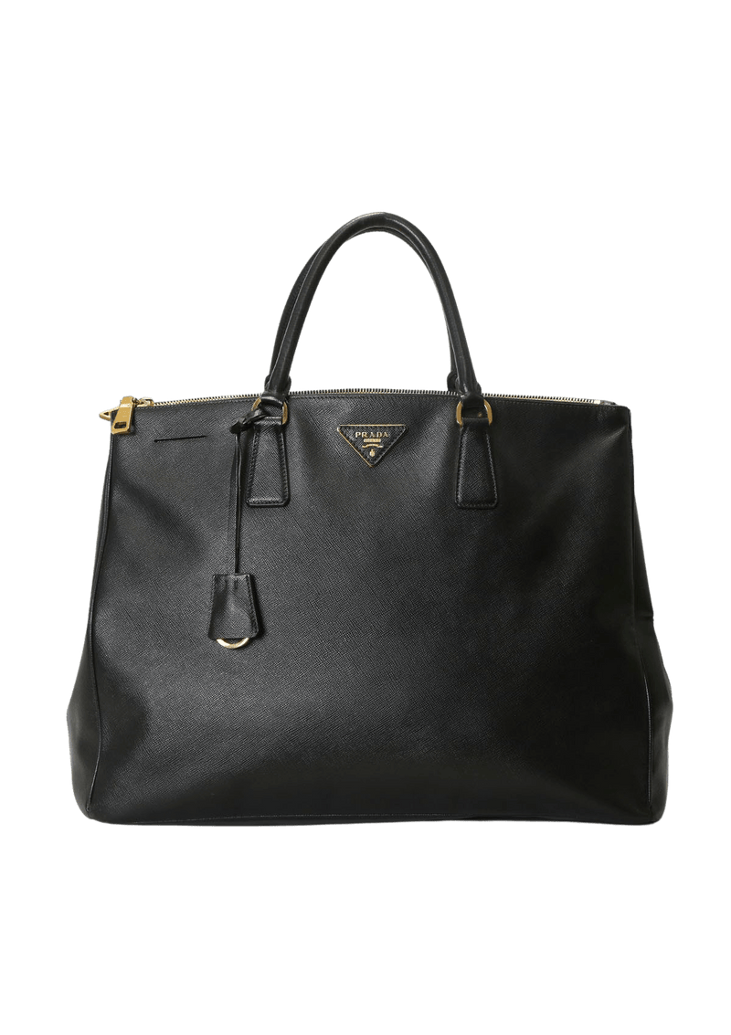 SAFFIANO LUX DOUBLE ZIP GALLERIA