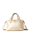 BRAIDED SATCHEL MICHAEL KORS DOURADA ORIGINAL