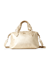 BRAIDED SATCHEL MICHAEL KORS DOURADA ORIGINAL