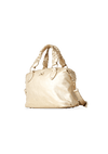 BRAIDED SATCHEL MICHAEL KORS DOURADA ORIGINAL