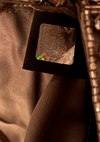 BEADED PALLADIUM MICRO BAGUETTE FENDI PRATA ORIGINAL