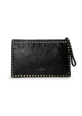 ROCKSTUD LEATHER POUCH