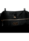 LEATHER TRIMMED TESSUTO