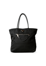 LEATHER TRIMMED TESSUTO