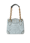 GOLD QUILTED LEATHER