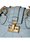 GOLD QUILTED LEATHER