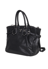 SOFT CALF BUCKLE SATCHEL