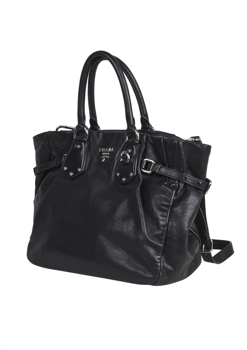 SOFT CALF BUCKLE SATCHEL