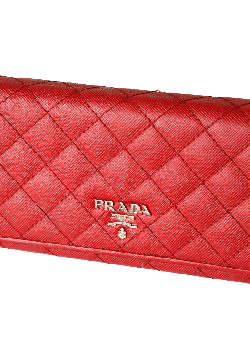 QUILTED LEATHER WALLET