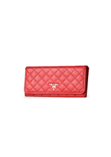 QUILTED LEATHER WALLET
